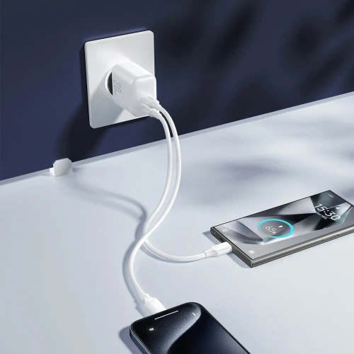 Kup Ładowarka sieciowa Joyroom JR-TCF12 2xUSB-C 20W PD / QC 3.0 biała - JYR1093 - {ean13} - Sklep Home Screen