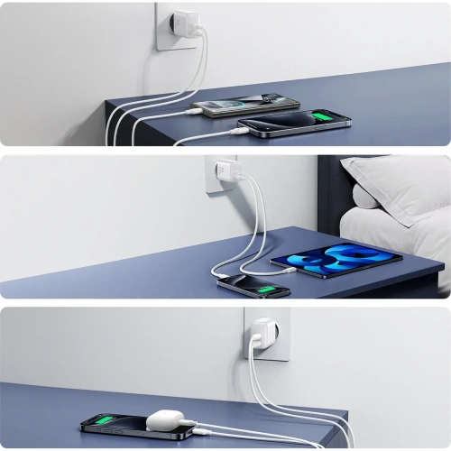 Kup Joyroom JR-TCF12 încărcător de perete 2xUSB-C 20W PD / QC 3.0 alb - JYR1093 - {ean13} - Sklep Home Screen