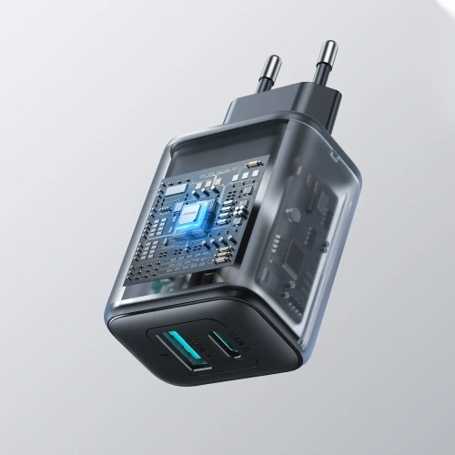 Kup Ładowarka sieciowa Joyroom JR-TCF13 USB-A, USB-C 25W SFC / PPS / PD czarna - JYR1094 - {ean13} - Sklep Home Screen