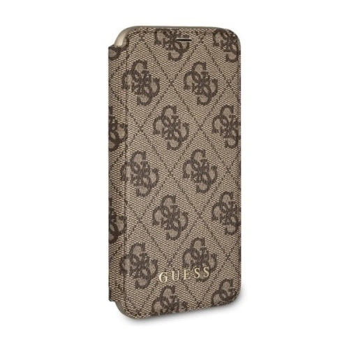 Kup Etui Guess GUFLBKI61GF4GBR Apple iPhone XR brown/brązowy book 4G Charms Collection - GUE388BR - {ean13} - Sklep Home Screen