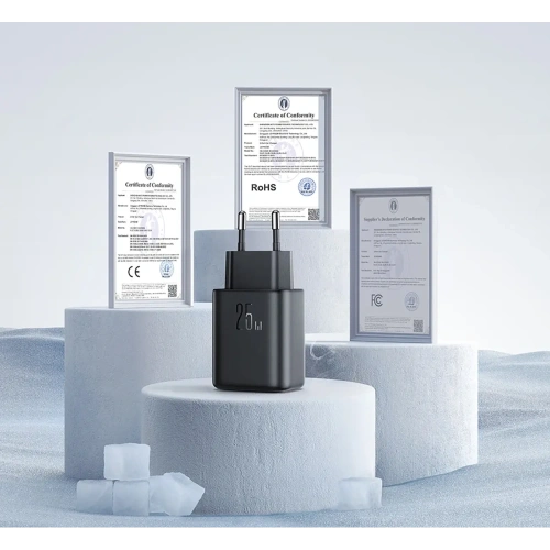 Kup Ładowarka sieciowa Joyroom JR-TCF23 USB-C 25W SFC / PPS / PD czarna - JYR1095 - {ean13} - Sklep Home Screen