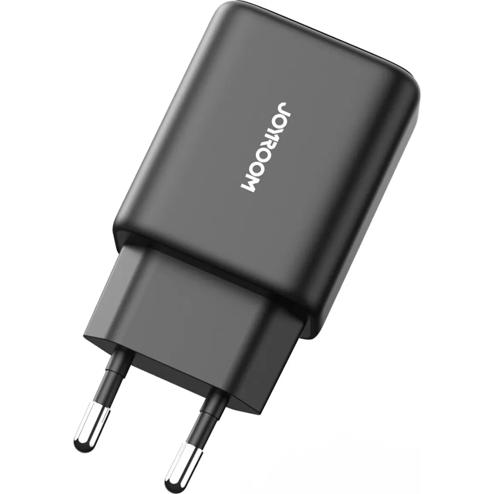 Ładowarka sieciowa Joyroom JR-TCF23 USB-C 25W SFC / PPS / PD czarna + kabel USB-C / USB-C 1m