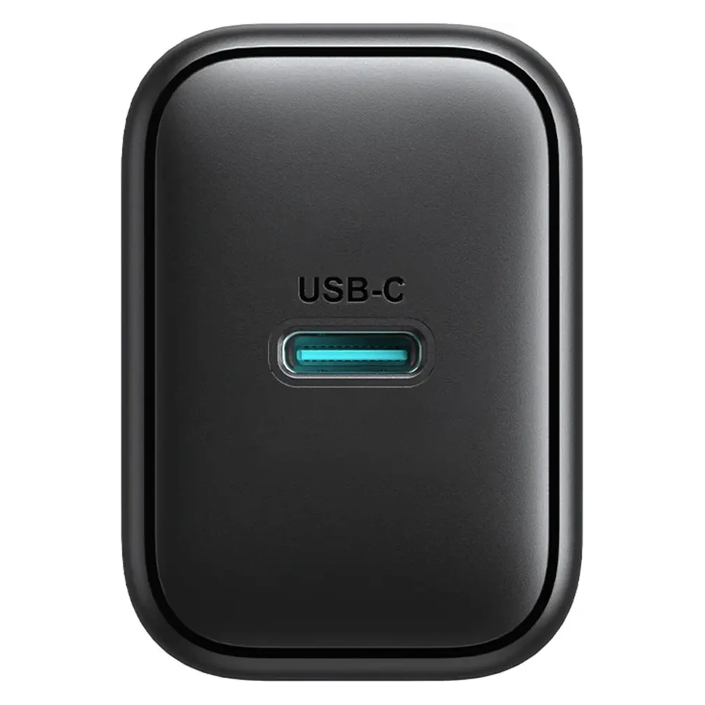 Ładowarka sieciowa Joyroom JR-TCF23 USB-C 25W SFC / PPS / PD czarna + kabel USB-C / USB-C 1m