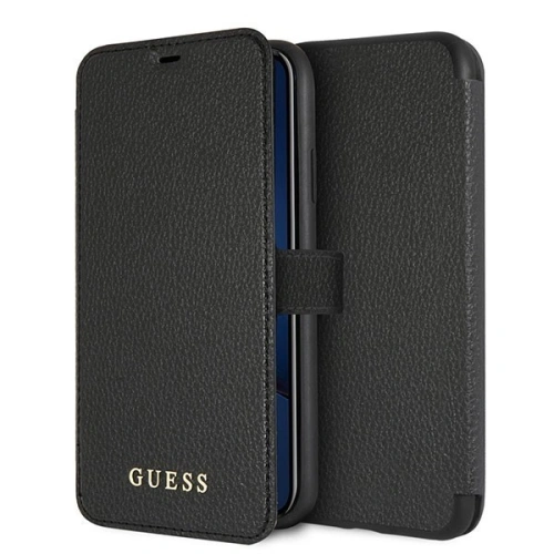 Kup Guess Apple Tasche GUFLBKI61IGLBK iPhone XR schwarz /schwarz Buch Iridescent - GUE390BLK - {ean13} - Sklep Home Screen