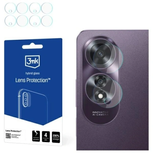 Kup Szkło hybrydowe na obiektyw aparatu 3MK Lens Protection OPPO A60 [4 PACK] - 3MK15791 - {ean13} - Sklep Home Screen