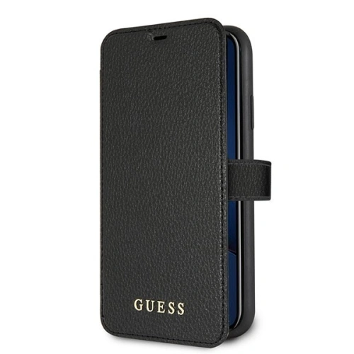 Kup Guess Apple Tasche GUFLBKI61IGLBK iPhone XR schwarz /schwarz Buch Iridescent - GUE390BLK - {ean13} - Sklep Home Screen