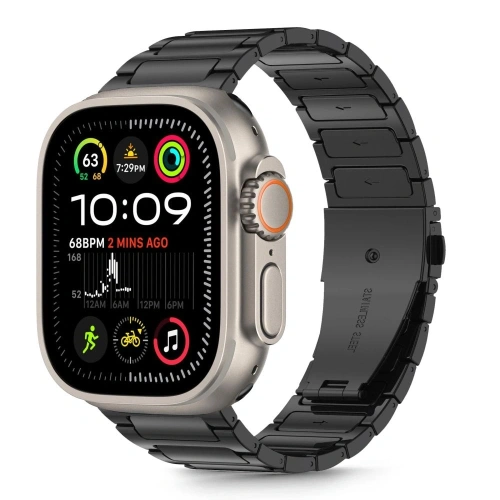 Buy Tech-Protect Stainless Classic Apple Watch 6 / 7 / 8 / 9 / 10 / SE / Ultra 1 / 2 44/45/46/49mm Black - THP3485 - {ean13} - Home Screen Store Europe