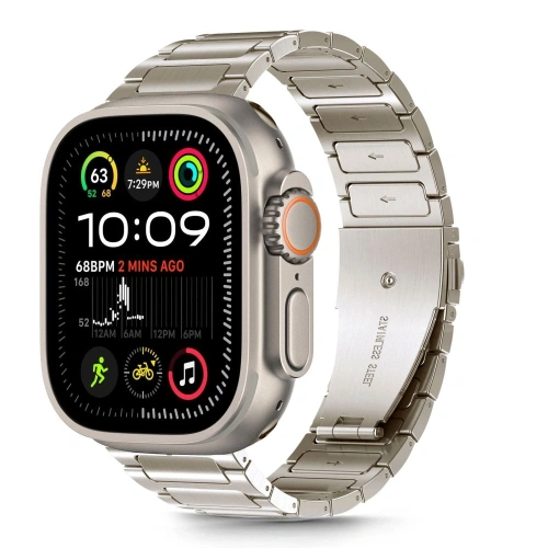 Kup Bransoleta Tech-Protect Stainless Classic Apple Watch 6 / 7 / 8 / 9 / 10 / SE / Ultra 1 / 2 44/45/46/49mm Titanium - THP3486 - {ean13} - Sklep Home Screen