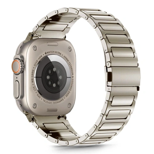 Kup Bransoleta Tech-Protect Stainless Classic Apple Watch 6 / 7 / 8 / 9 / 10 / SE / Ultra 1 / 2 44/45/46/49mm Titanium - THP3486 - {ean13} - Sklep Home Screen
