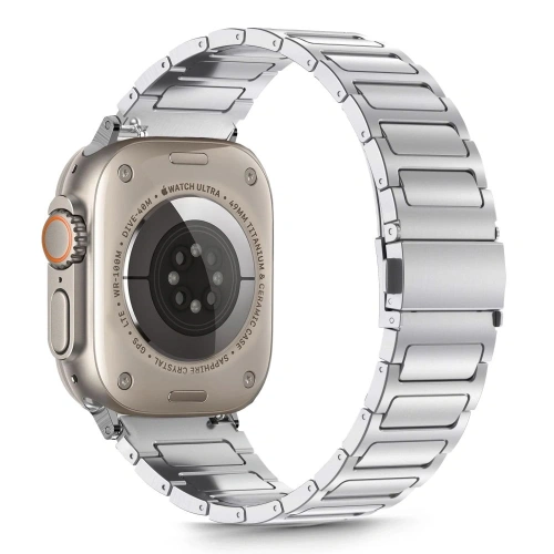 Kup Bransoleta Tech-Protect Stainless Classic Apple Watch 6 / 7 / 8 / 9 / 10 / SE / Ultra 1 / 2 44/45/46/49mm Silver - THP3487 - {ean13} - Sklep Home Screen