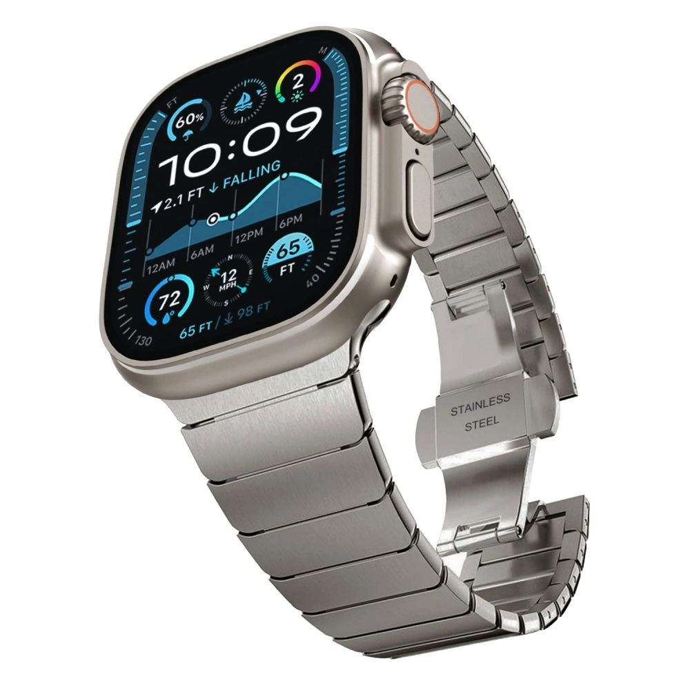 Bransoleta Tech-Protect Linkband Apple Watch 6 / 7 / 8 / 9 / 10 / SE / Ultra 1 / 2 44/45/46/49mm Titanium