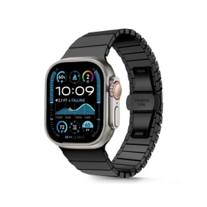 Kup Tech-Protect Linkband Apple Watch 6 / 7 / 8 / 9 / 10 / SE / Ultra 1 / 2 44/45/46/49mm Schwarz - THP3489 - {ean13} - Sklep Home Screen