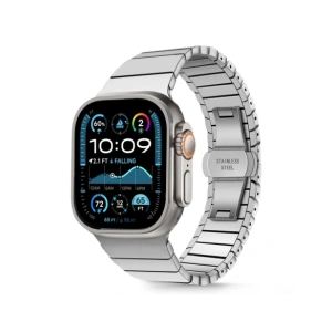 Kup Tech-Protect Linkband Apple Watch 6 / 7 / 8 / 9 / 10 / SE / Ultra 1 / 2 44/45/46/49mm Silber - THP3490 - {ean13} - Sklep Home Screen