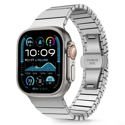 Kup Tech-Protect Linkband Apple Watch 6 / 7 / 8 / 9 / 10 / SE / Ultra 1 / 2 44/45/46/49mm Ezüst - THP3490 - {ean13} - Sklep Home Screen