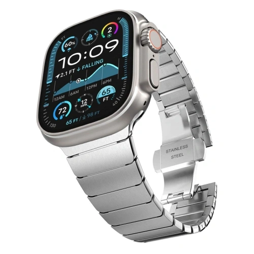 Kup Tech-Protect Linkband Apple Watch 6 / 7 / 8 / 9 / 10 / SE / Ultra 1 / 2 44/45/46/49mm Ezüst - THP3490 - {ean13} - Sklep Home Screen