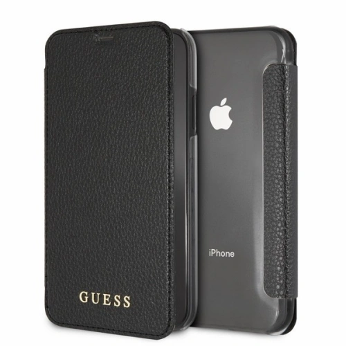 Kup Etui Guess GUFLBKI61IGLTBK Apple iPhone XR negru/czarny carte Iridescent - GUE391BLK - {ean13} - Sklep Home Screen