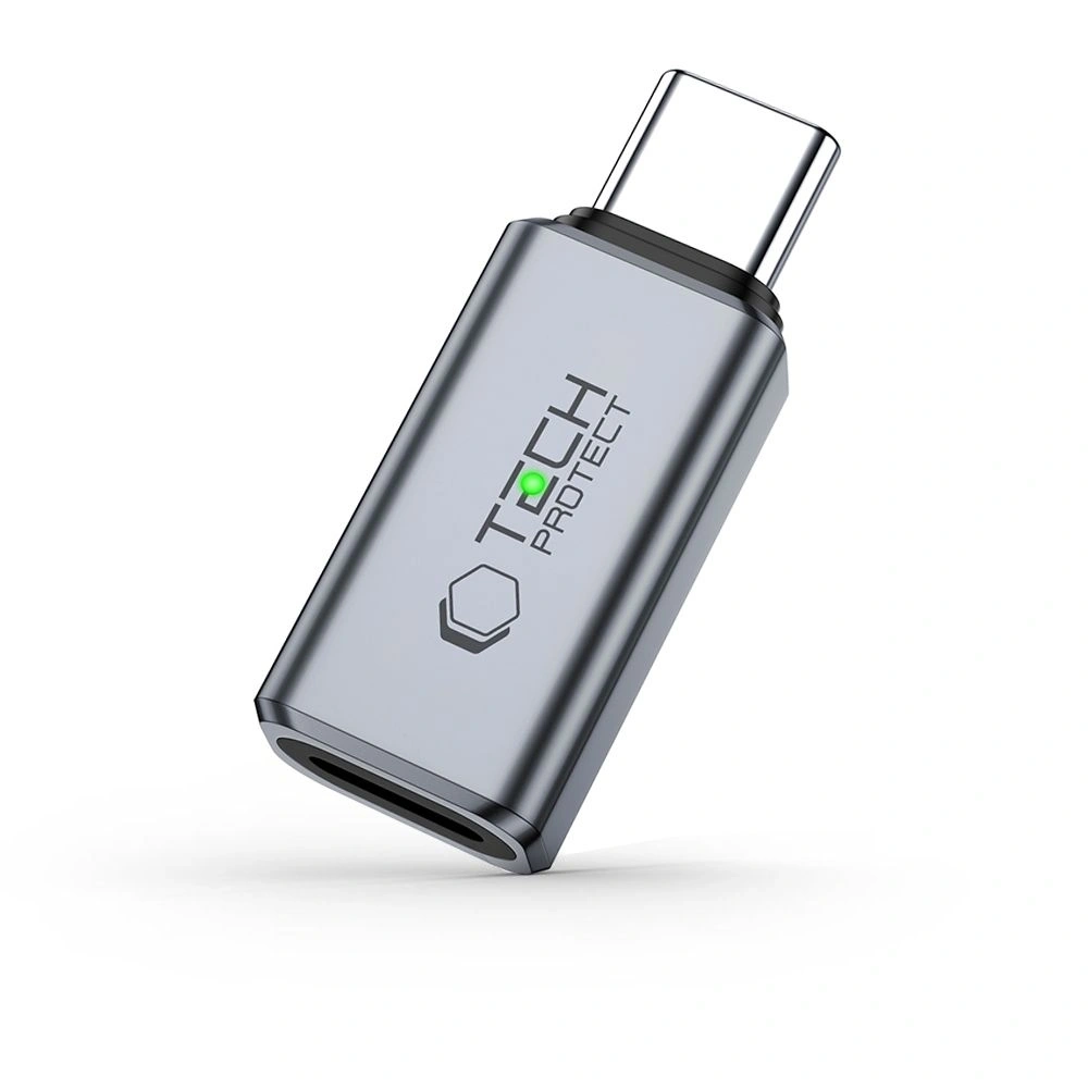 Przejściówka Tech-Protect Ultraboost Audio Adapter USB-C / Lightning Grey