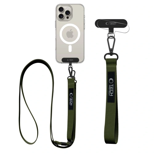 Kup Smycz Tech-Protect C6S Rope Crossbody Cargo Khaki - THP3507 - {ean13} - Sklep Home Screen