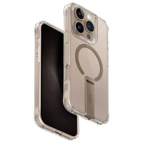 Kup Etui UNIQ Eleva with Vertica Stand Apple iPhone 16 Pro Max złoty/taupe gold - UNIQ1387 - {ean13} - Sklep Home Screen