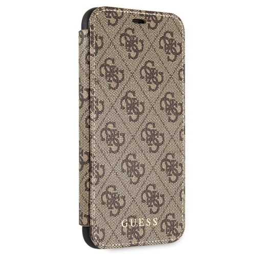 Kup Etui Guess GUFLBKI654GB Apple iPhone XS Max brown/brązowy book 4G - GUE394BR - {ean13} - Sklep Home Screen