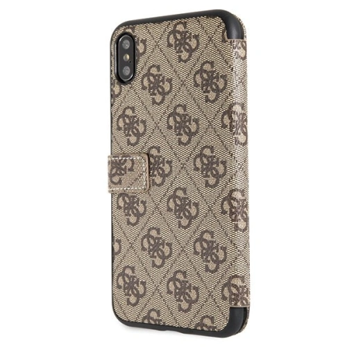 Kup Etui Guess GUFLBKI654GB Apple iPhone XS Max brown/brązowy book 4G - GUE394BR - {ean13} - Sklep Home Screen