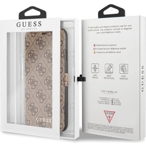 Kup Etui Guess GUFLBKI654GB Apple iPhone XS Max brown/brązowy book 4G - GUE394BR - {ean13} - Sklep Home Screen
