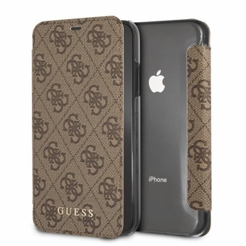 Kup Etui Guess GUFLBKI65GF4GBR Apple iPhone XS Max hnědý/book 4G Charms Collection - GUE395BR - {ean13} - Sklep Home Screen