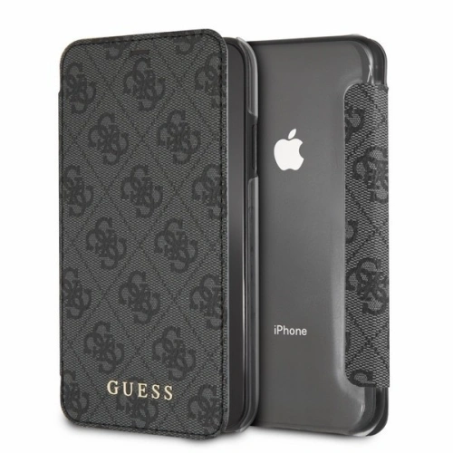 Kup Etui Guess GUFLBKI65GF4GGR Apple iPhone XS Max šedá kniha 4G Charms Collection - GUE396GRY - {ean13} - Sklep Home Screen