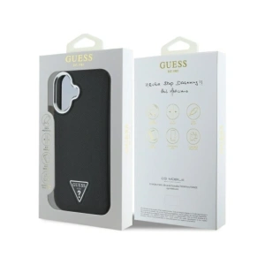 Kup Guess GUHMP16MPGTSPSK Apple iPhone 16 Plus Hardcase Geprägt Dreieck MagSafe schwarz - GUE4167 - {ean13} - Sklep Home Screen
