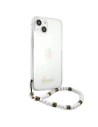 Kup [OUTLET] Case Guess GUHCP13SKPSWH Apple iPhone 13 mini Transparent Hardcase Weiß Perle - OT-798 - {ean13} - Sklep Home Screen