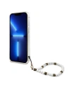 Kup [OUTLET] Etui Guess GUHCP13SKPSWH Apple iPhone 13 mini Transparentní tvrdý obal Bílá perla - OT-798 - {ean13} - Sklep Home Screen