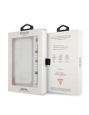 Kup [OUTLET] Etui Guess GUHCP13SKPSWH Apple iPhone 13 mini Transparentní tvrdý obal Bílá perla - OT-798 - {ean13} - Sklep Home Screen
