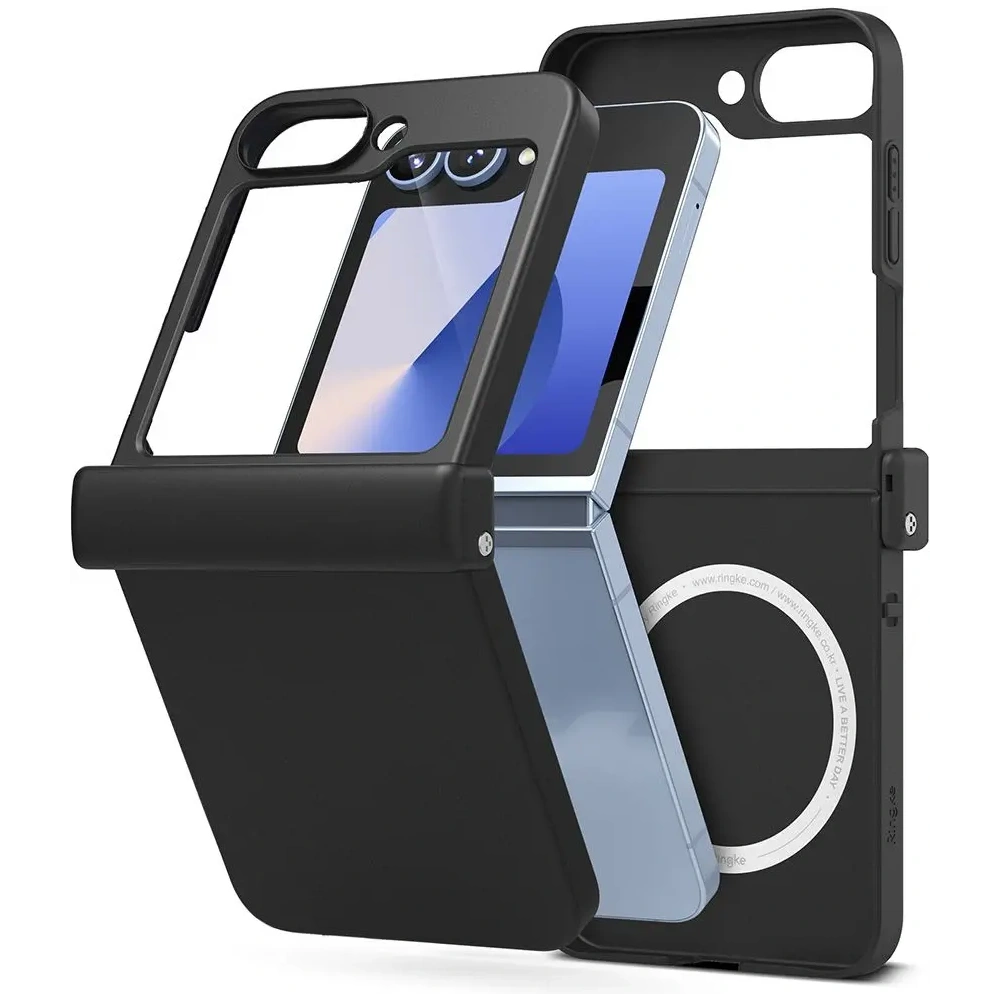 Etui Ringke Slim Hinge Magnetic MagSafe Samsung Galaxy Z Flip 6 / 7 FE Black