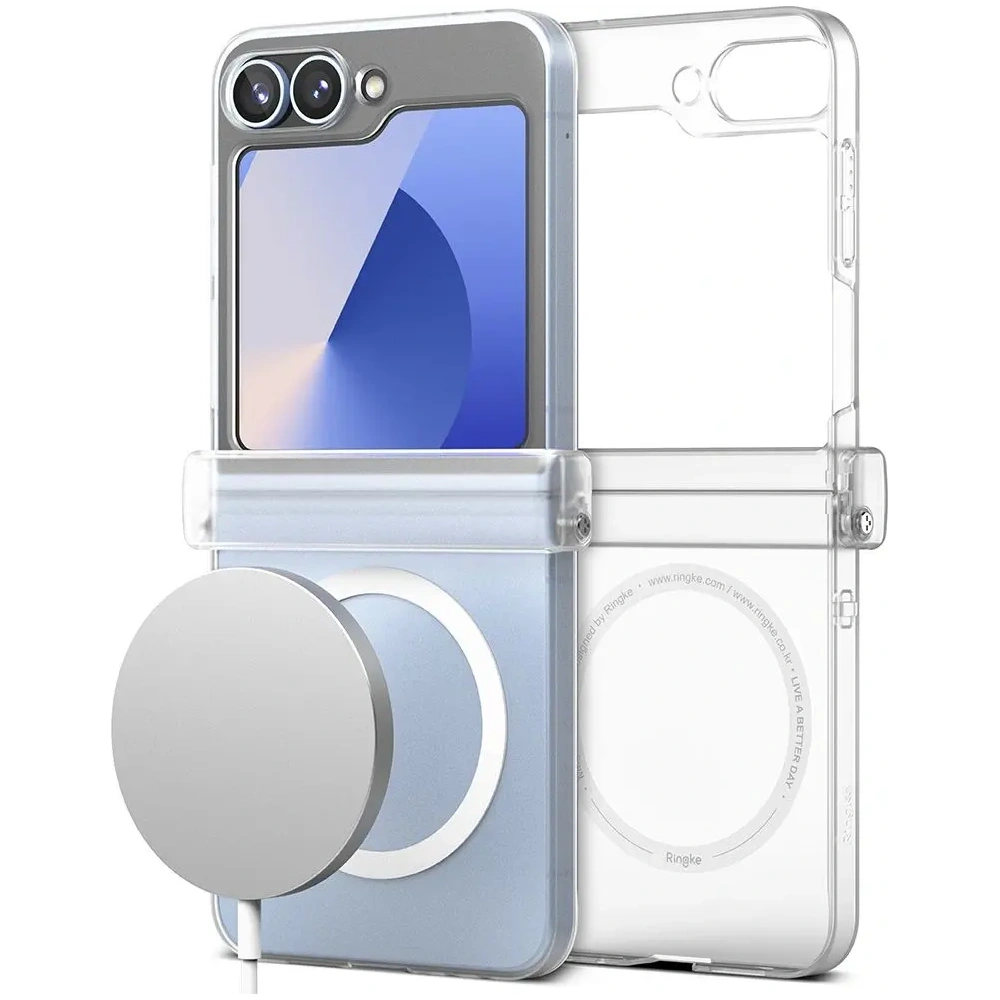 Etui Ringke Slim Hinge Magnetic MagSafe Samsung Galaxy Z Flip 6 / 7 FE Matte Clear