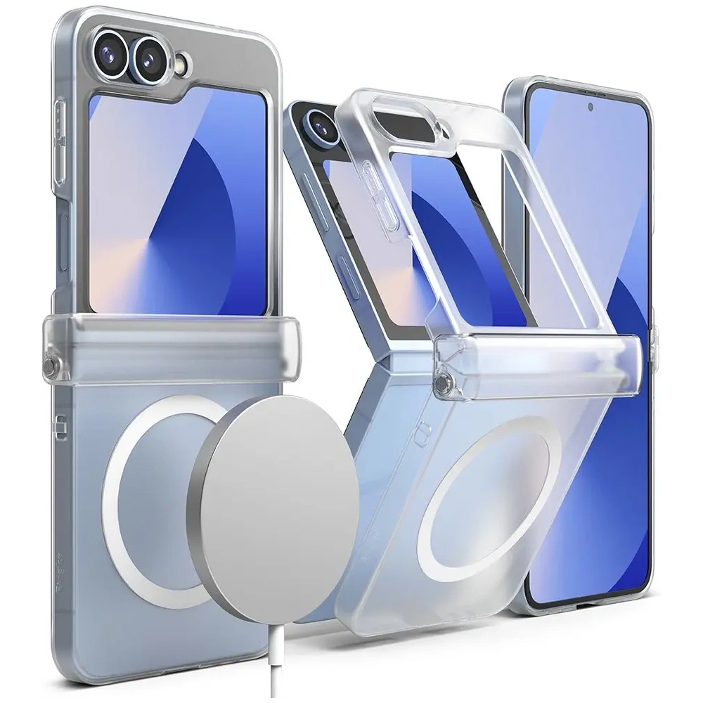 Etui Ringke Slim Hinge Magnetic MagSafe Samsung Galaxy Z Flip 6 / 7 FE Matte Clear