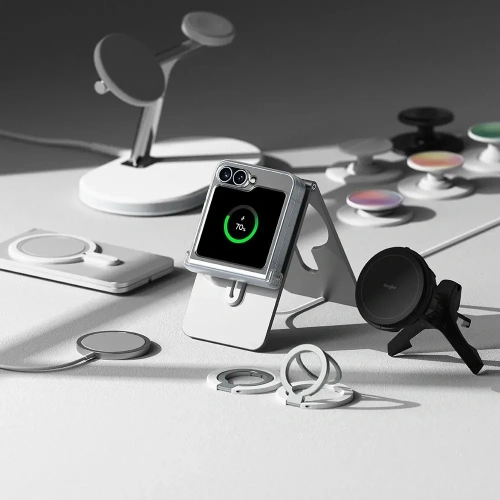 Kup Ringke Slim Hinge Magnetic MagSafe Samsung Galaxy Z Flip 6 Matte Clear - RGK11683 - {ean13} - Sklep Home Screen