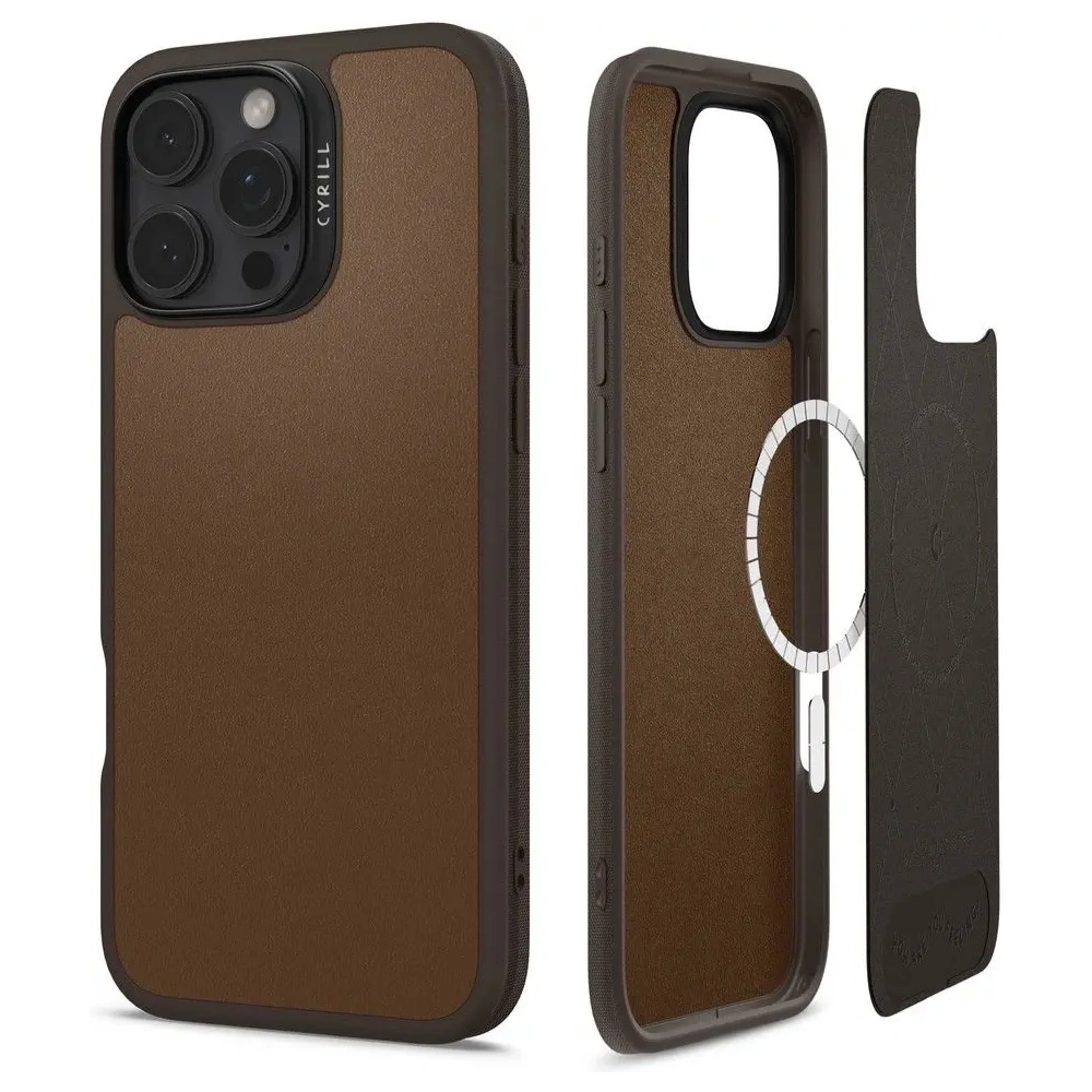 Etui Spigen Cyrill Kajuk Mag MagSafe Apple iPhone 16 Pro Max Saddle Brown