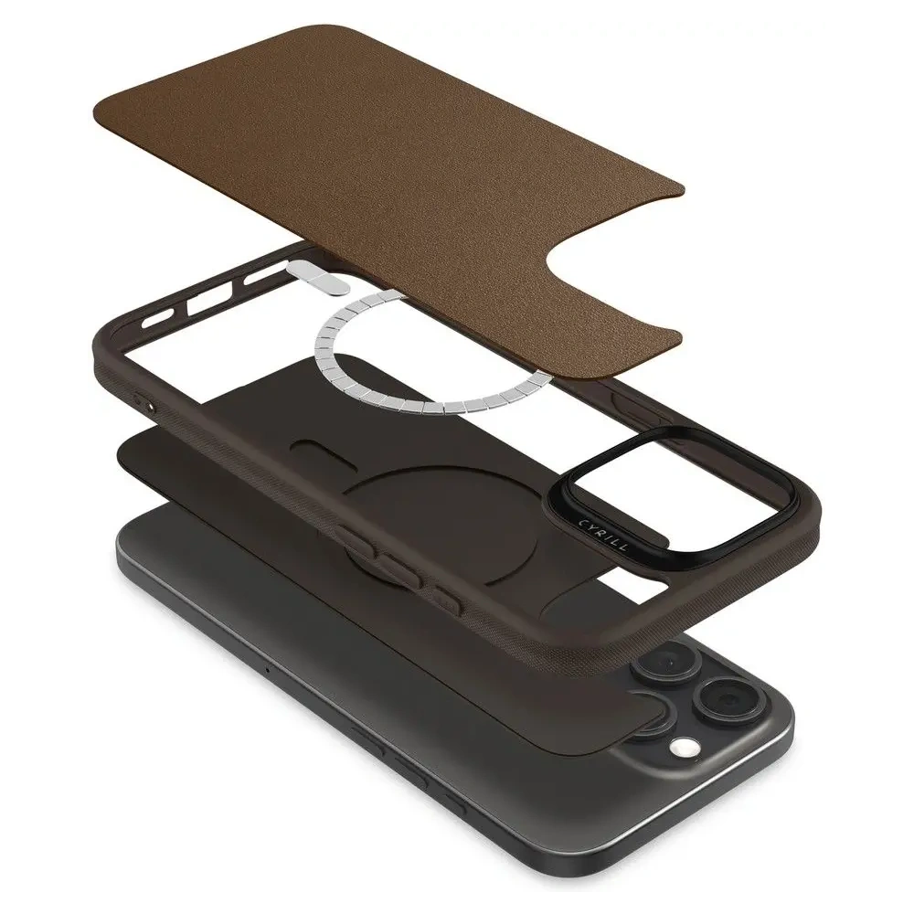 Etui Spigen Cyrill Kajuk Mag MagSafe Apple iPhone 16 Pro Max Saddle Brown