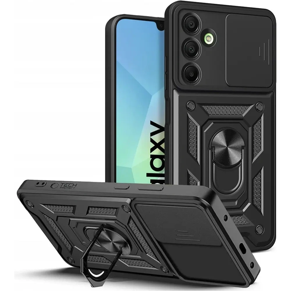 Etui Tech-Protect Camshield Pro Samsung Galaxy A16 4G / 5G Black