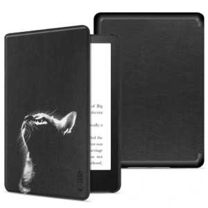 Kup Etui Tech-Protect SmartCase Kindle Paperwhite Vi / 6 / Colorsoft / Signature Edition Black Cat - THP3512 - {ean13} - Sklep Home Screen