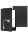 Tech-Protect SmartCase Kindle Paperwhite Vi / 6 / Colorsoft / Signature Edition Fekete Macska