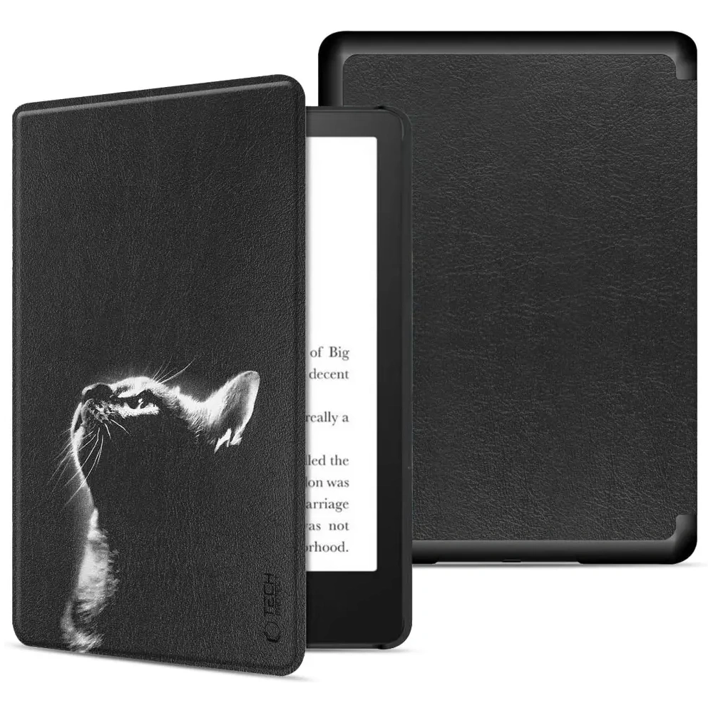 Etui Tech-Protect SmartCase Kindle 11 / 12 2022 / 2024 Black Cat