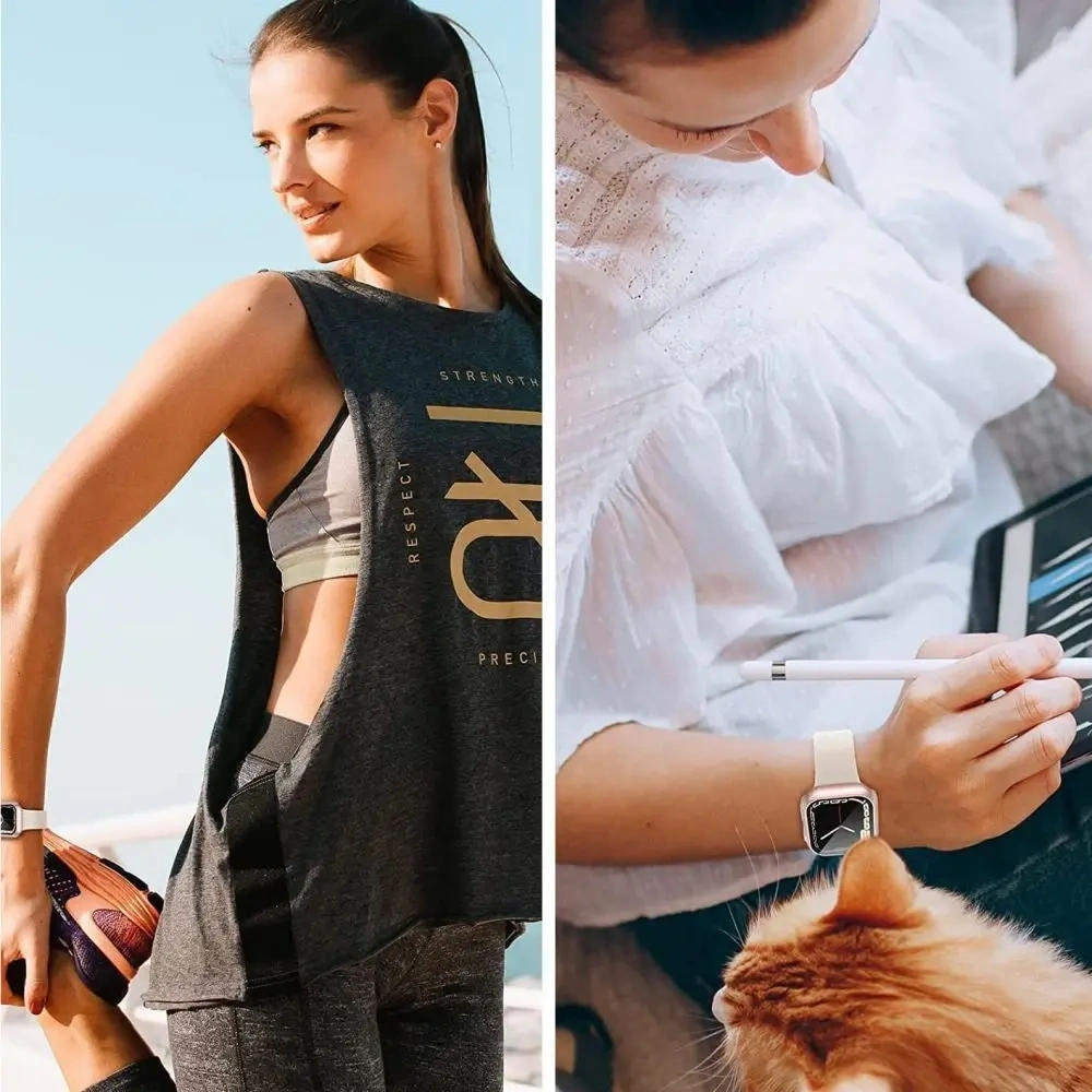 Etui Tech-Protect Defense360 Apple Watch 10 / 11 46mm Black/orange