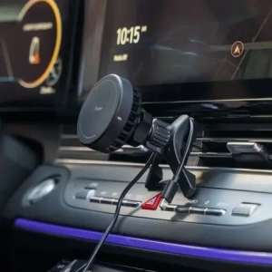 Kup Upevnění do auta na mřížku s bezdrátovou nabíječkou Ringke Peltier Qi2 Magnetic MagSafe Vent Car Mount Wireless Charger 15W Black - RGK11692 - {ean13} - Sklep Home Screen