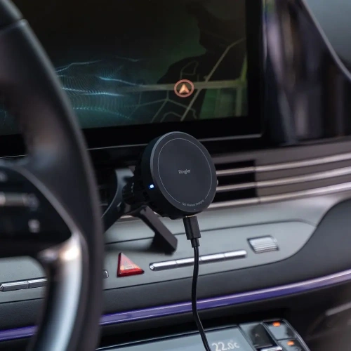 Kup Upevnění do auta na mřížku s bezdrátovou nabíječkou Ringke Peltier Qi2 Magnetic MagSafe Vent Car Mount Wireless Charger 15W Black - RGK11692 - {ean13} - Sklep Home Screen