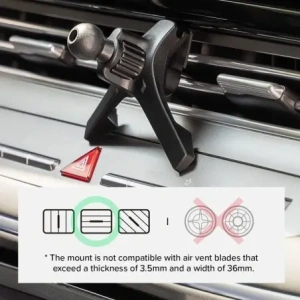Kup Upevnění do auta na mřížku s bezdrátovou nabíječkou Ringke Peltier Qi2 Magnetic MagSafe Vent Car Mount Wireless Charger 15W Black - RGK11692 - {ean13} - Sklep Home Screen