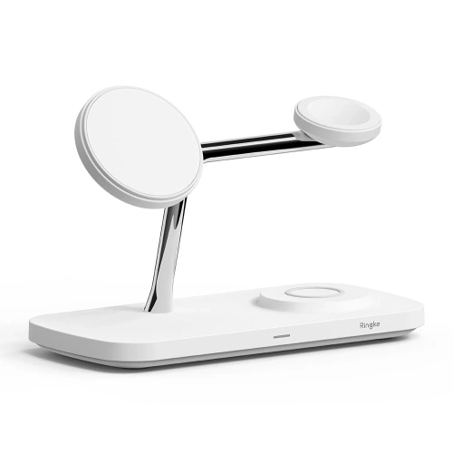 Kup Bezdrátová nabíječka Ringke 3w1 Qi2 Magnetic MagSafe Wireless Charger White - RGK11693 - {ean13} - Sklep Home Screen
