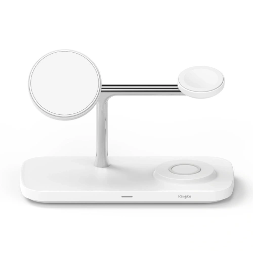 Kup Bezdrátová nabíječka Ringke 3w1 Qi2 Magnetic MagSafe Wireless Charger White - RGK11693 - {ean13} - Sklep Home Screen