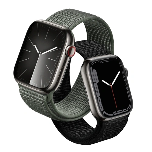Kup Pasek Crong Nylon Apple Watch 4/5/6/7/SE/8/9/10 40/41/42mm (Vojenská zelená) - CRG812 - {ean13} - Sklep Home Screen