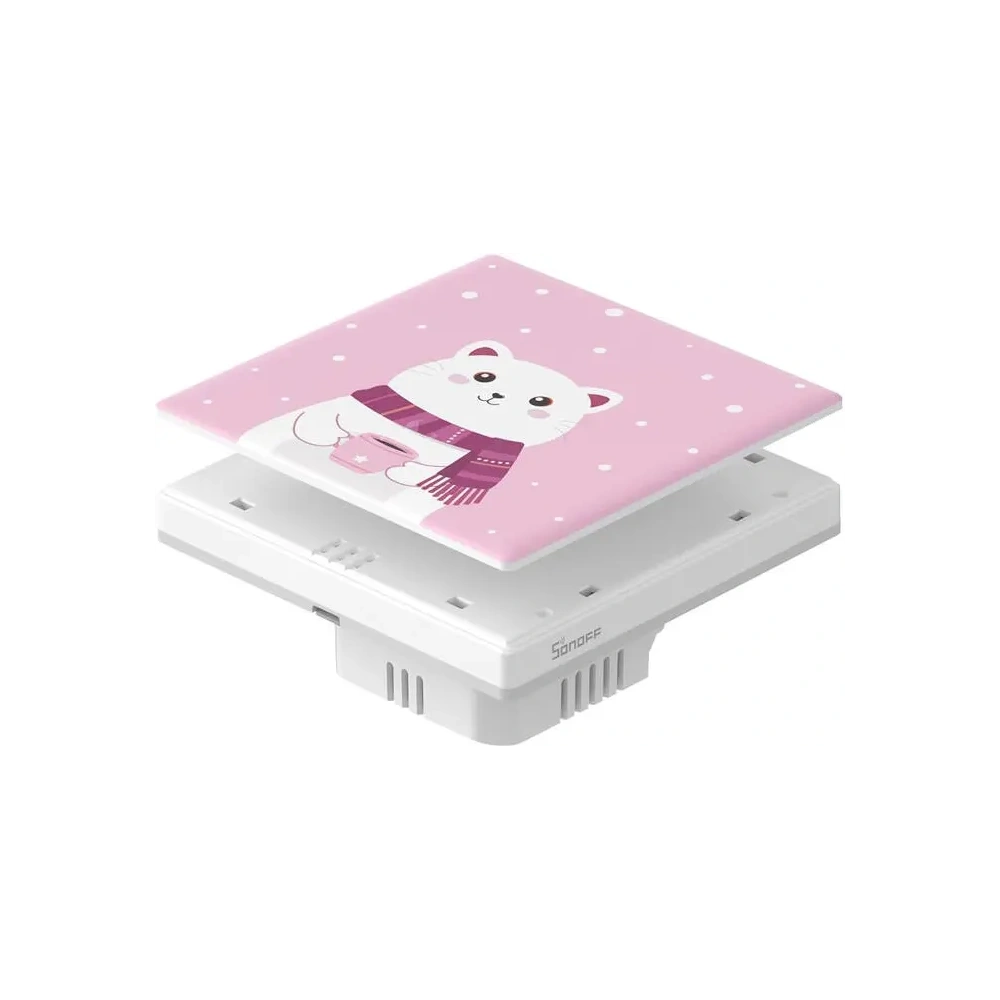 Ozdobna osłona / nakładka dziecięca na dotykowy włącznik T5 SONOFF Cartoon 1C